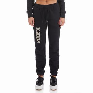 Kappa Authentic Glitty Sweatpants Black | 41867-JEFA