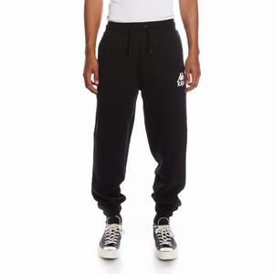 Kappa Authentic Gothenburg Sweatpants Black | 91287-NHUM