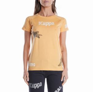 Kappa Authentic Graphik Tibi T Shirts Light Orange | 51640-VKSZ