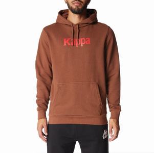 Kappa Authentic Haris Hoodie Brown | 21076-XJCH