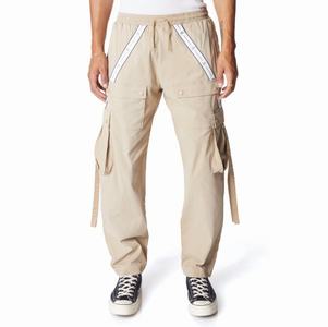 Kappa Authentic Jpn Hosin Cargo Sweatpants Beige | 54708-RWTU