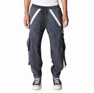 Kappa Authentic Jpn Hosin Cargo Sweatpants Black | 83720-QYKS