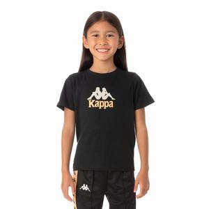 Kappa Authentic Molongio T Shirts Black | 61597-AHSM