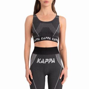 Kappa Authentic Myslovice Sports Bra Black | 81657-NKFH