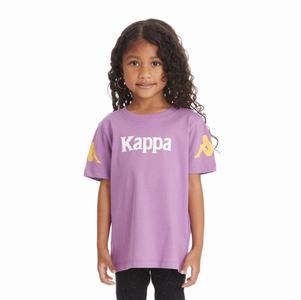 Kappa Authentic Paroo T Shirts Purple Lavender | 28976-UVSZ