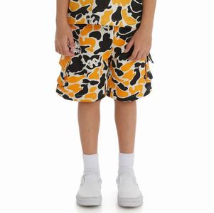 Kappa Authentic Pathos Shorts Black Light Orange | 81906-QRGO