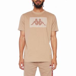 Kappa Authentic Ramone T Shirts Brown | 18290-FIQM