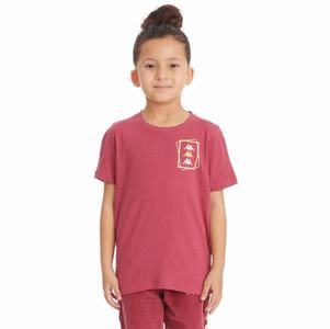 Kappa Authentic Vlado T Shirts Burgundy | 63427-EBKC