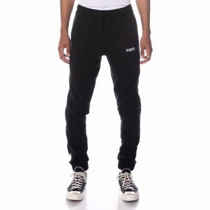 Kappa Authentic Volki Sweatpants Black | 07395-MUGF