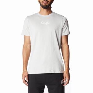 Kappa Authentic Vornit T Shirts Grey White | 05671-TEWX