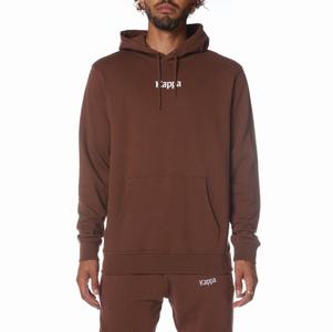 Kappa Authentic Vulgund Hoodie Brown | 79354-NLVW