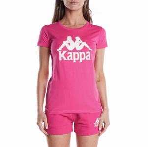 Kappa Authentic Westessi T Shirts Pink Brown | 25497-UBAP