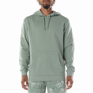 Kappa Logo Avo Hoodie Olive | 08572-VJGF