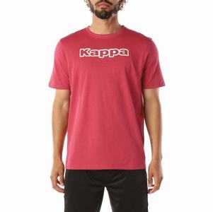 Kappa Logo Cabal T Shirts Red | 18205-REVZ