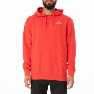 Kappa Logo Fleece Caiok Hoodie Red Coral | 10964-VQHY