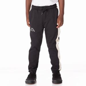 Kappa Logo Tape Anira 2 Sweatpants Black | 25039-TDYB