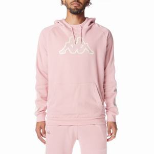 Kappa Logo Tape Apet 2 Hoodie Light Pink | 02671-NKEO