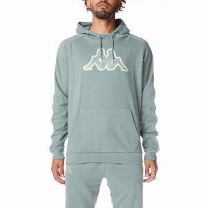 Kappa Logo Tape Apet 2 Hoodie Olive | 69348-YQWX