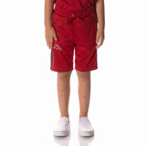 Kappa Logo Tape Daedi Shorts Red | 12753-WUEH