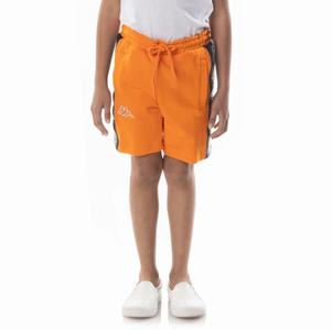 Kappa Logo Tape Dasved Shorts Orange | 89625-ZKIR