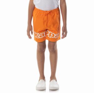 Kappa Logo Tape Dolm Shorts Orange | 02847-XTQB