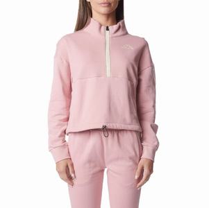 Kappa Logo Tape Enami Track Jackets Pink | 82063-OLWC