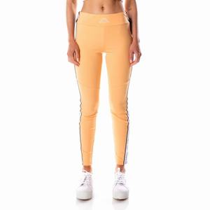 Kappa Logo Tape Eva Leggings Light Orange | 84061-HYJQ