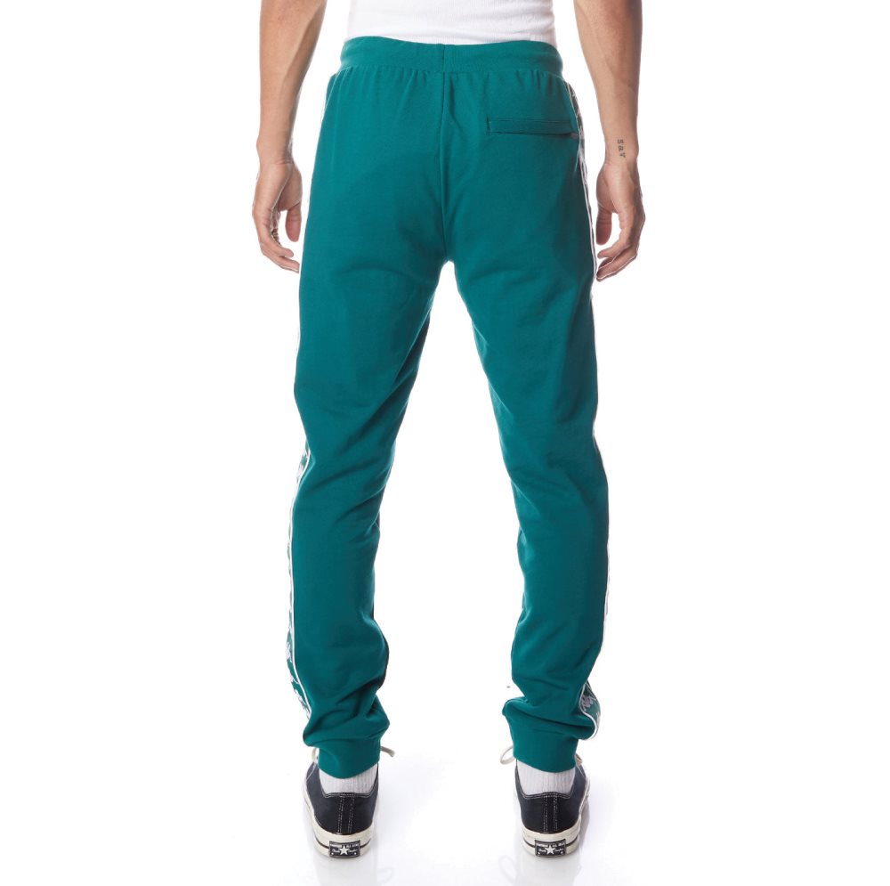 Kappa 222 Banda Alanz 2 Sweatpants Green | 59417-SMEH