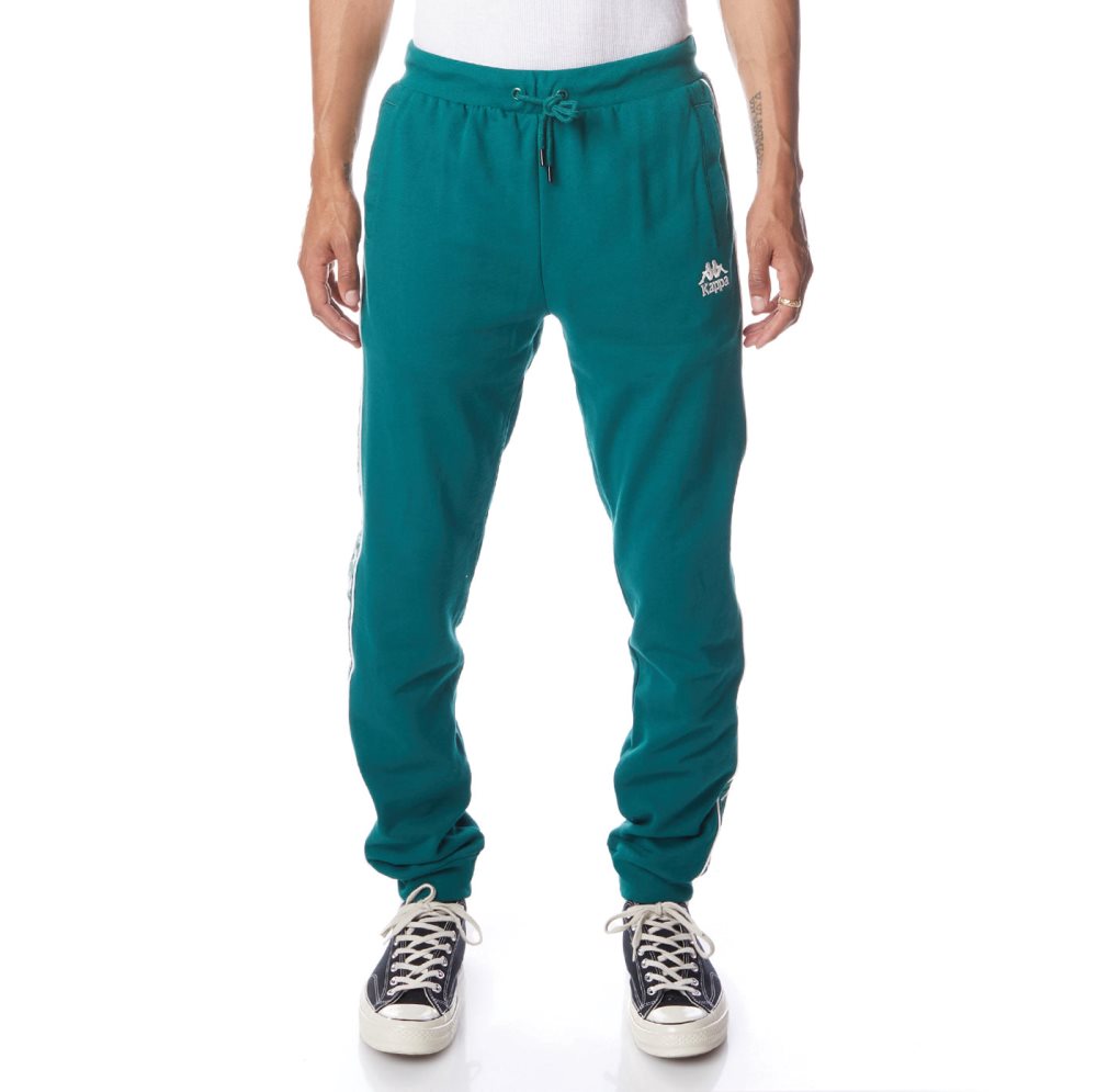 Kappa 222 Banda Alanz 2 Sweatpants Green | 98130-FDGE