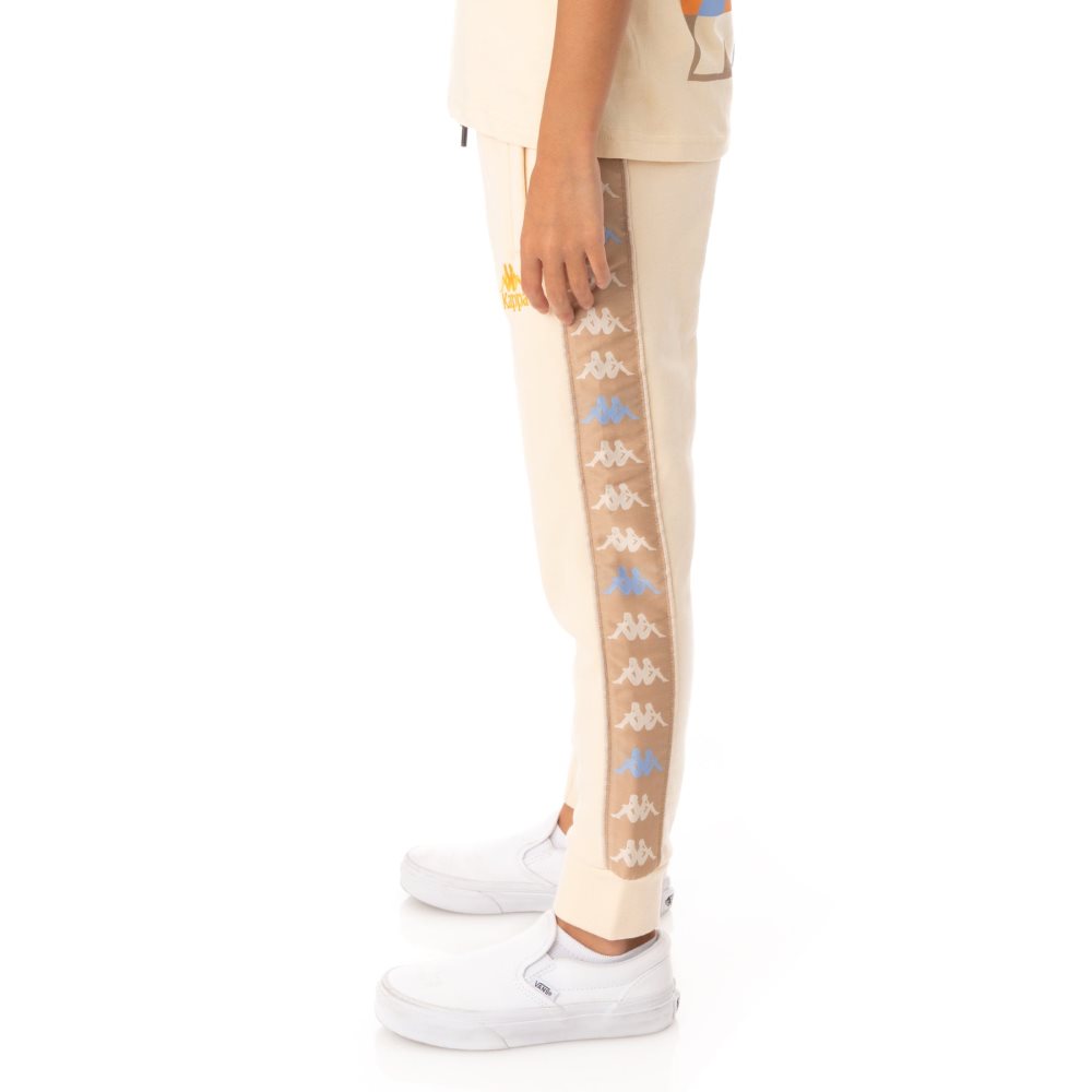 Kappa 222 Banda Alanz 3 Sweatpants Beige | 41085-VPEN