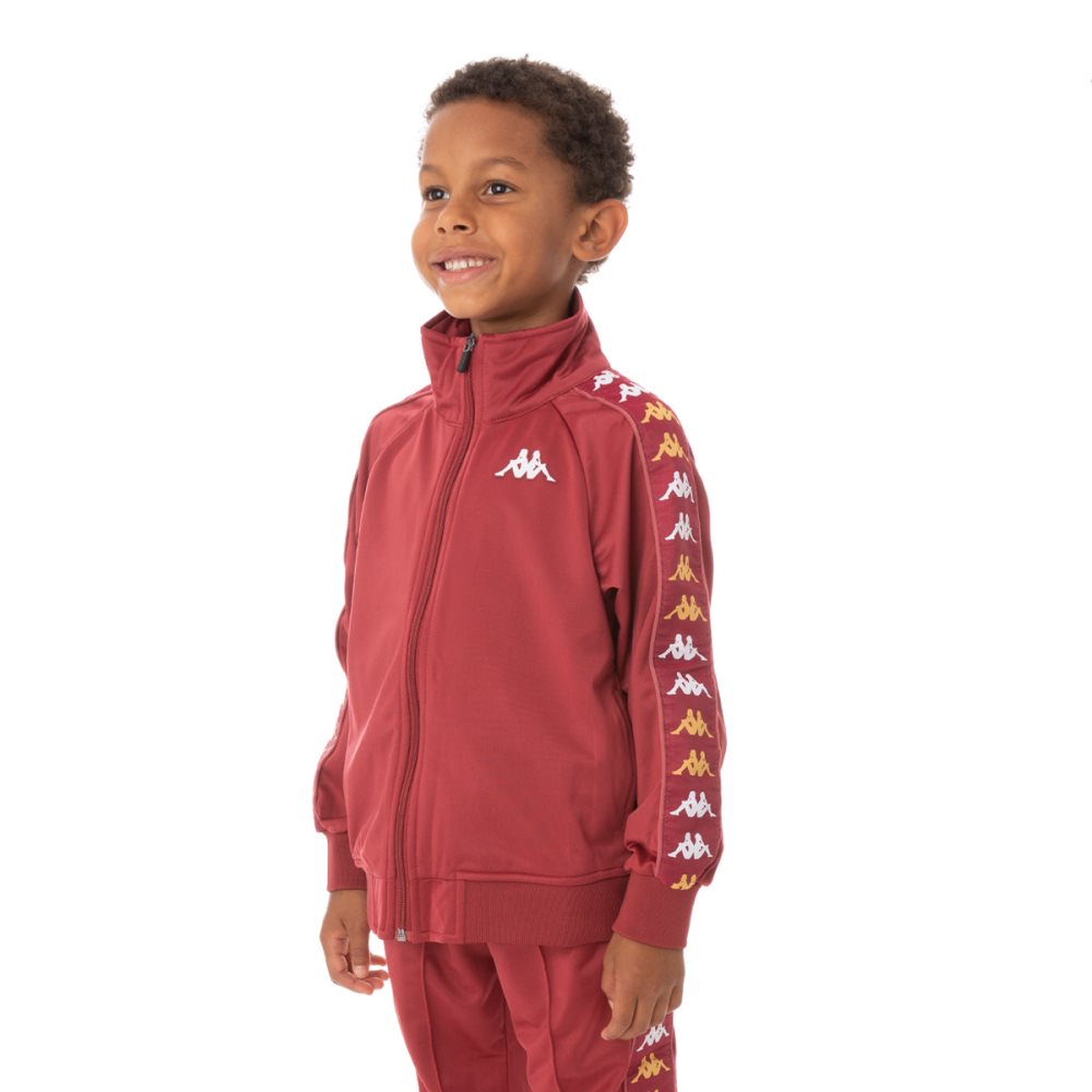 Kappa 222 Banda Annistonin Track Jackets Burgundy | 43568-GITC