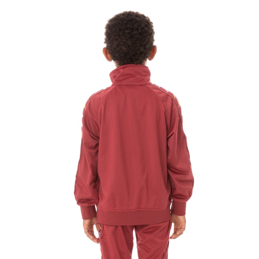 Kappa 222 Banda Annistonin Track Jackets Burgundy | 43568-GITC