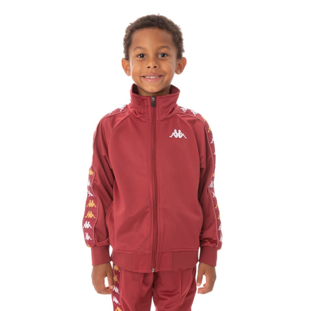 Kappa 222 Banda Annistonin Track Jackets Burgundy | 43568-GITC