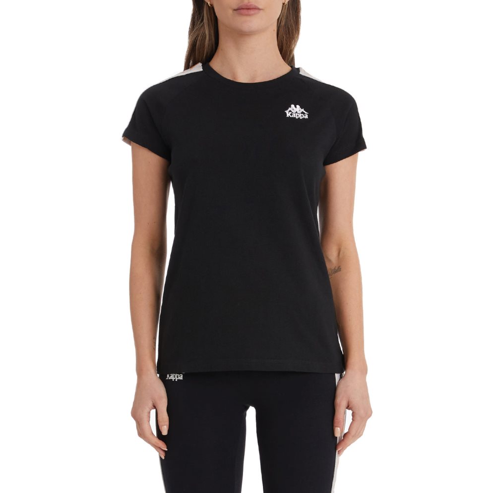 Kappa 222 Banda Apan 2 T Shirts Black | 23461-RMID