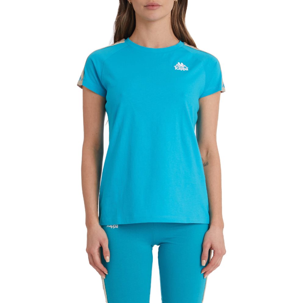 Kappa 222 Banda Apan 2 T Shirts Light Turquoise | 52903-GXBN