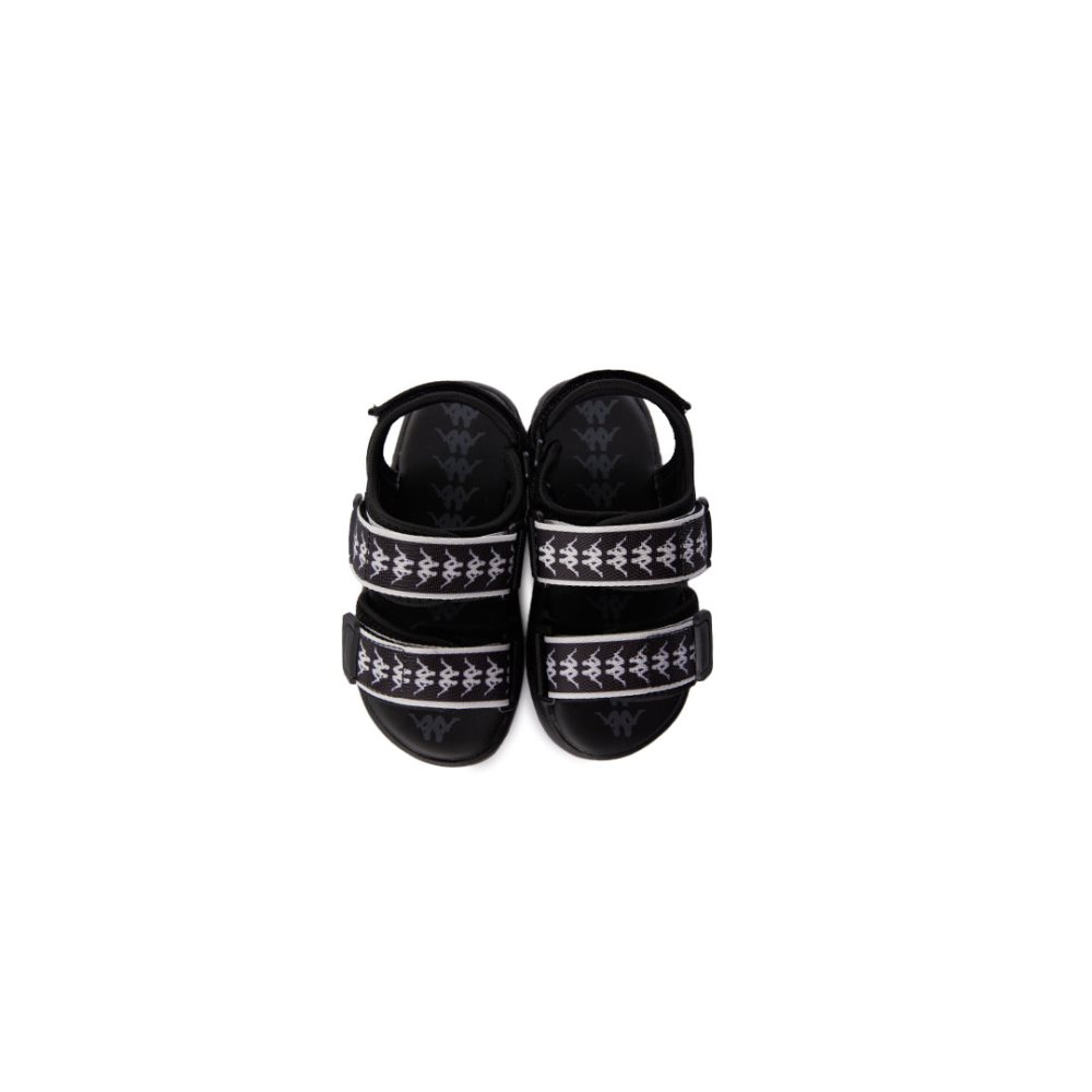 Kappa 222 Banda Aster 7 Toddlers Sandals Black White | 08924-XINH