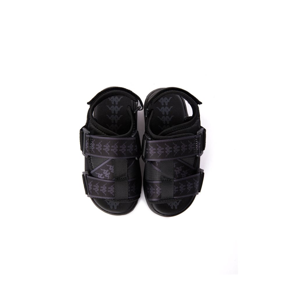 Kappa 222 Banda Mitel 2 Toddlers Sandals Black Grey | 23895-IKYF