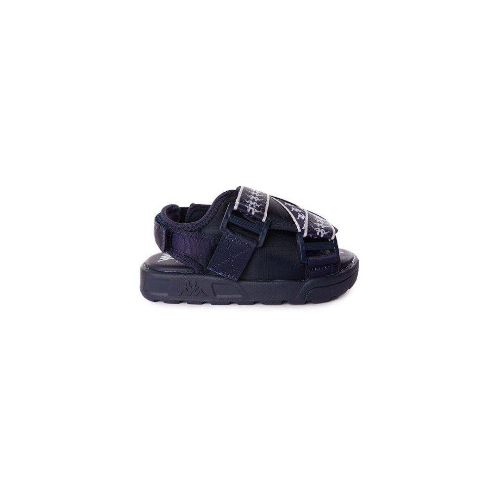 Kappa 222 Banda Mitel 2 Toddlers Sandals Navy White | 92017-PSHI