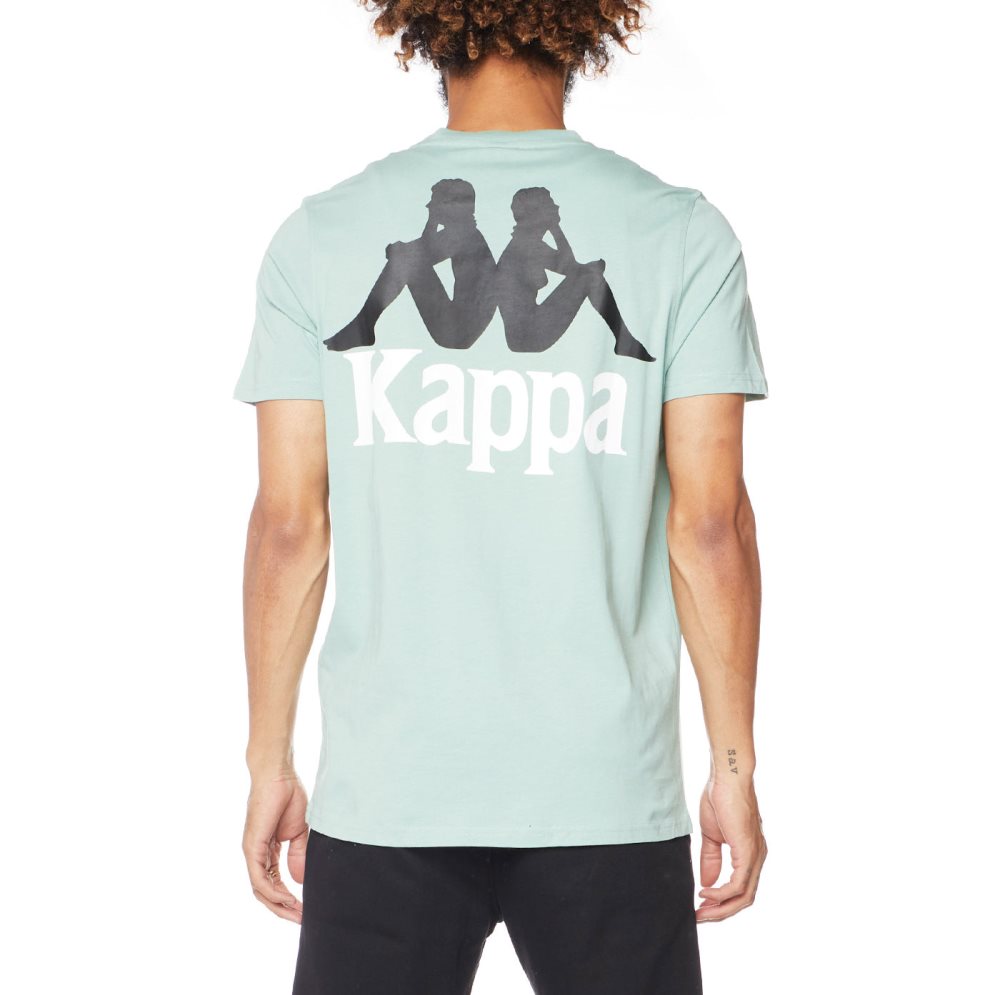 Kappa Authentic Ables T Shirts Olive | 32654-GCAX