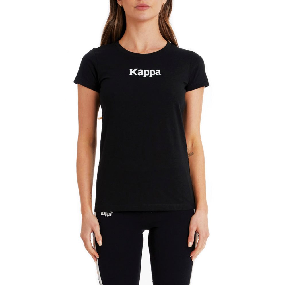 Kappa Authentic Amboasary T Shirts Black | 78239-HFKN