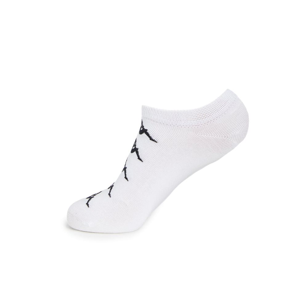 Kappa Authentic Assis 3 Pack Socks White | 45270-SAEB