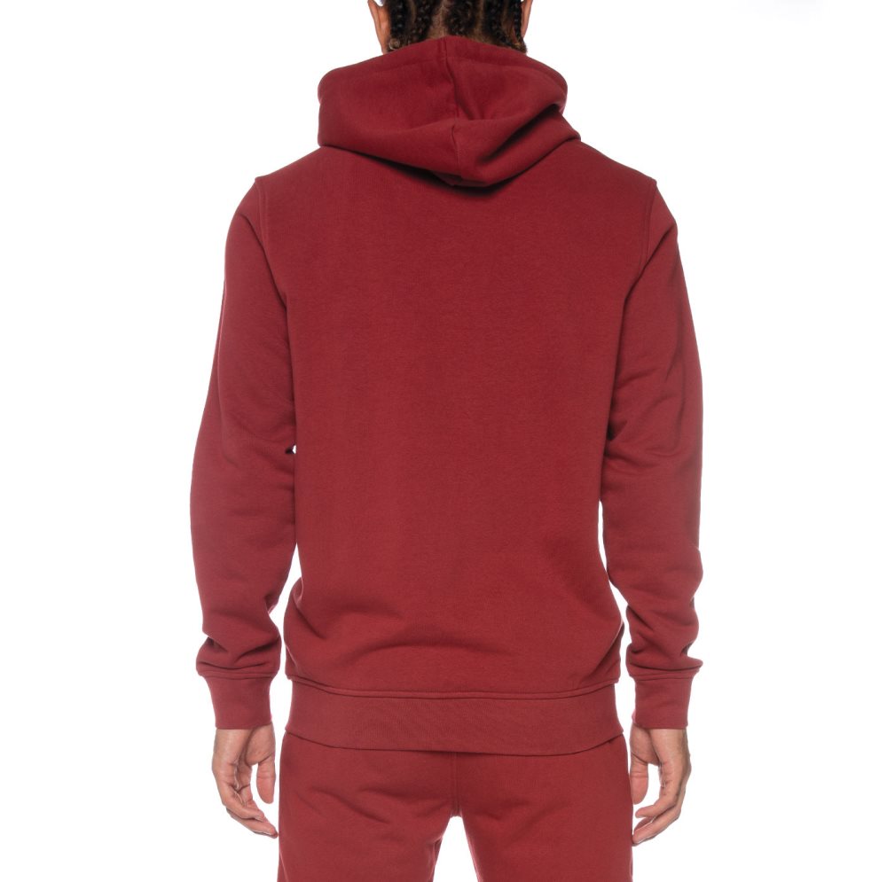 Kappa Authentic Awert Hoodie Burgundy | 39287-WZYA