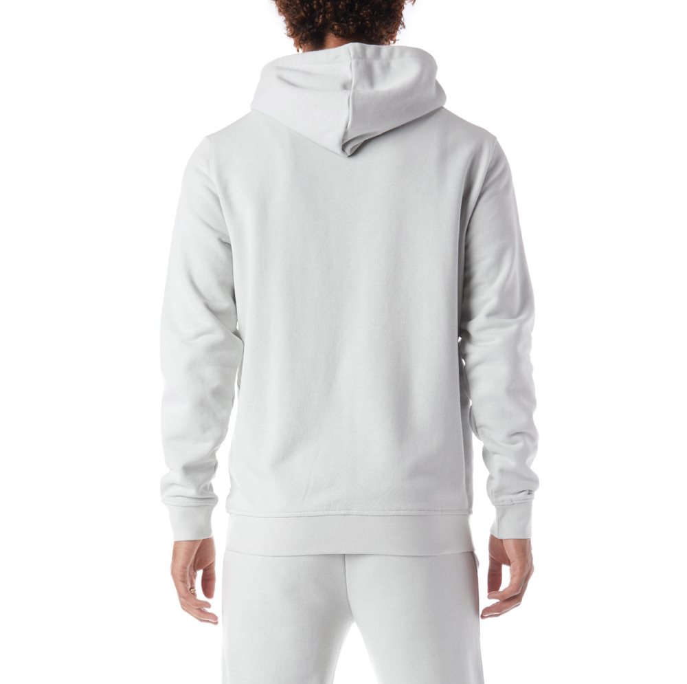 Kappa Authentic Awert Hoodie Grey White | 80647-GJKI