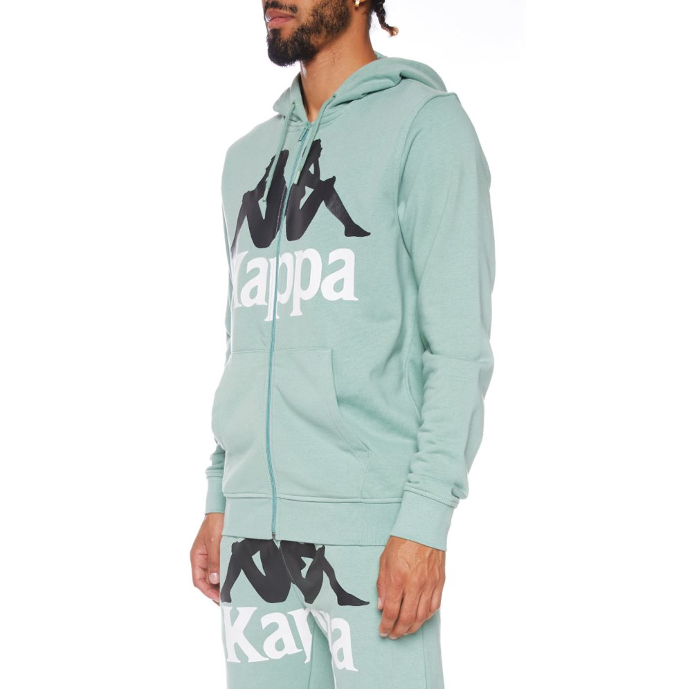 Kappa Authentic Awert Hoodie Olive | 56201-LMGN