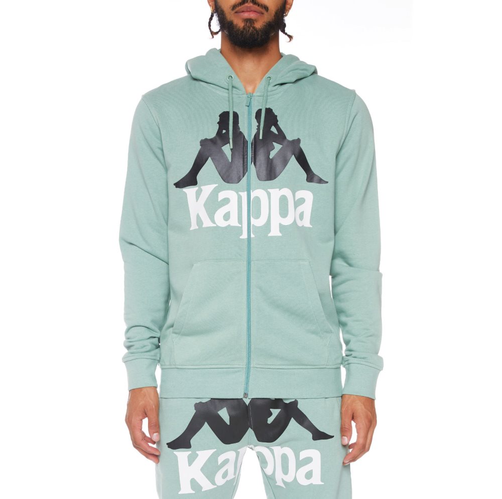 Kappa Authentic Awert Hoodie Olive | 56201-LMGN