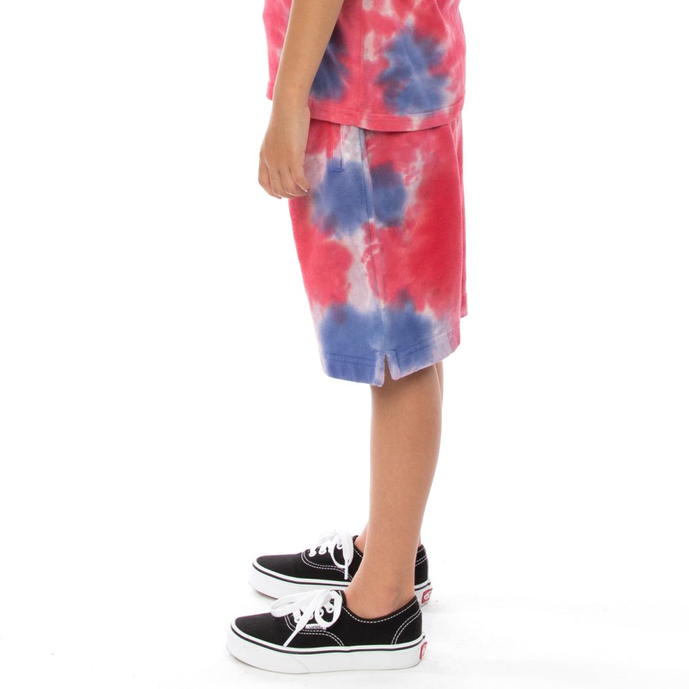 Kappa Authentic Cyntu Tie Dye Shorts Cream Purple | 49013-HEQB