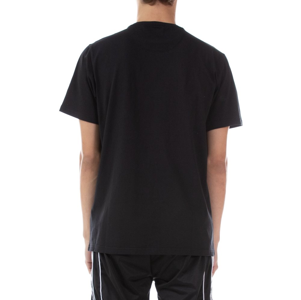 Kappa Authentic Estessi T Shirts Black White | 04973-EPHY