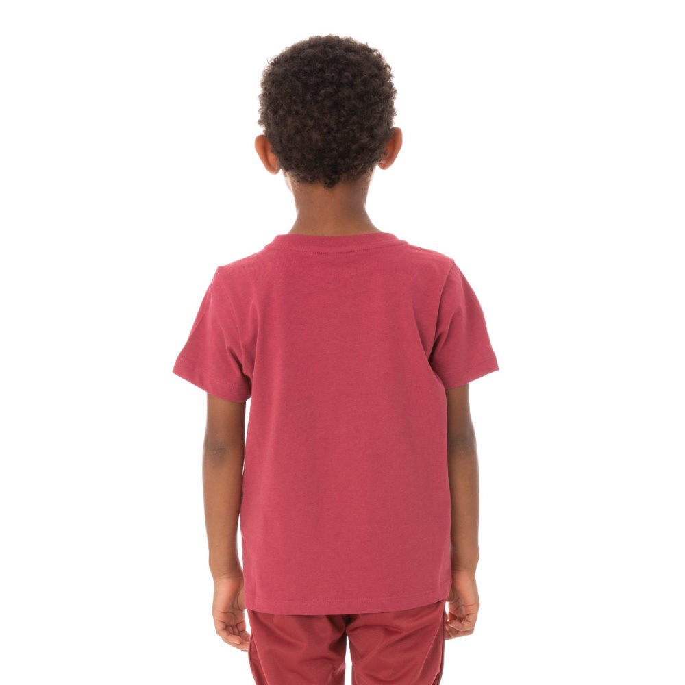 Kappa Authentic Estessi T Shirts Burgundy | 80674-BEAG