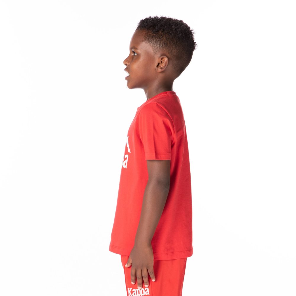 Kappa Authentic Estessi T Shirts Red | 90574-OWGK