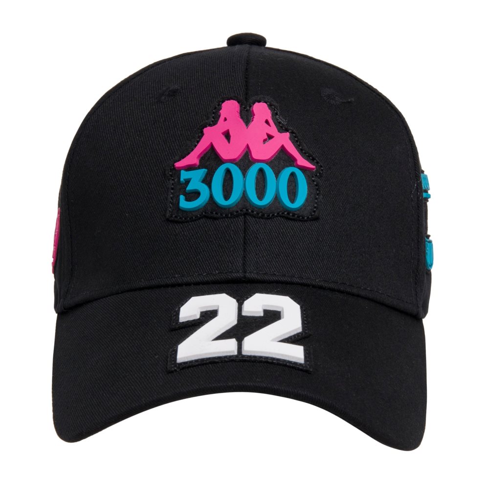 Kappa Authentic Gumball Genga Hats Black | 14267-VGWE